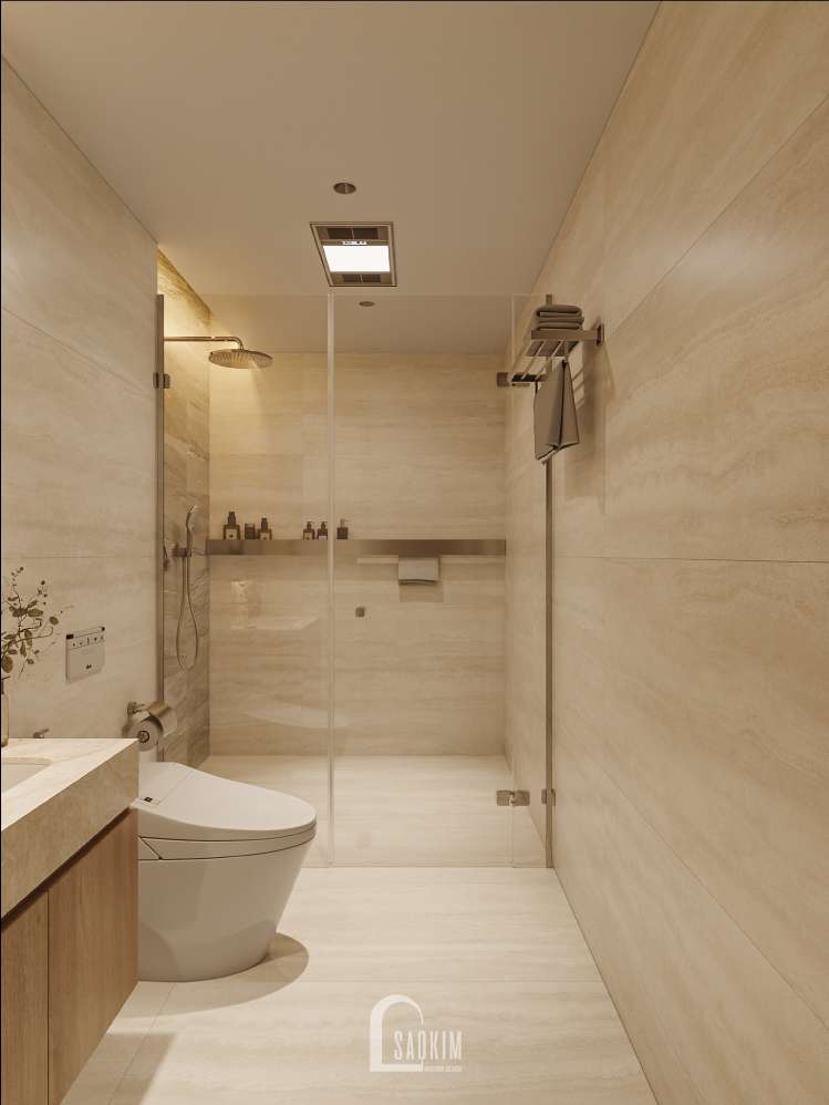Thiết kế căn hộ không gian nhà tắm,wc hiện đại tại căn hộ Viha Complex